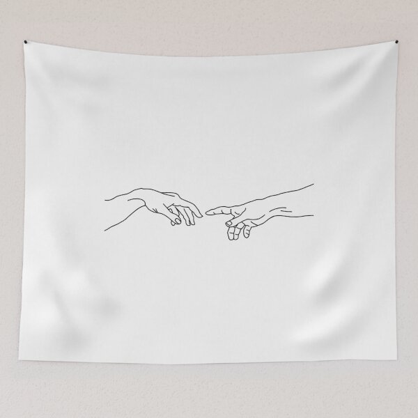 Item preview, The creation of Adam hand line drawings designed and sold by Lindas Lineas.