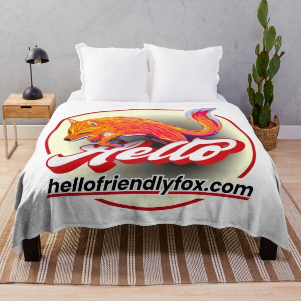 Artikelvorschau, Hallo freundliche Fuchs springende Fuchszeichnung entworfen und verkauft von friendly-fox.