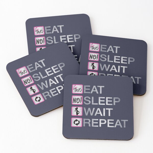Item preview, Eat Sleep Wait Repeat - Wait for baby designed and sold by brunsch-print.