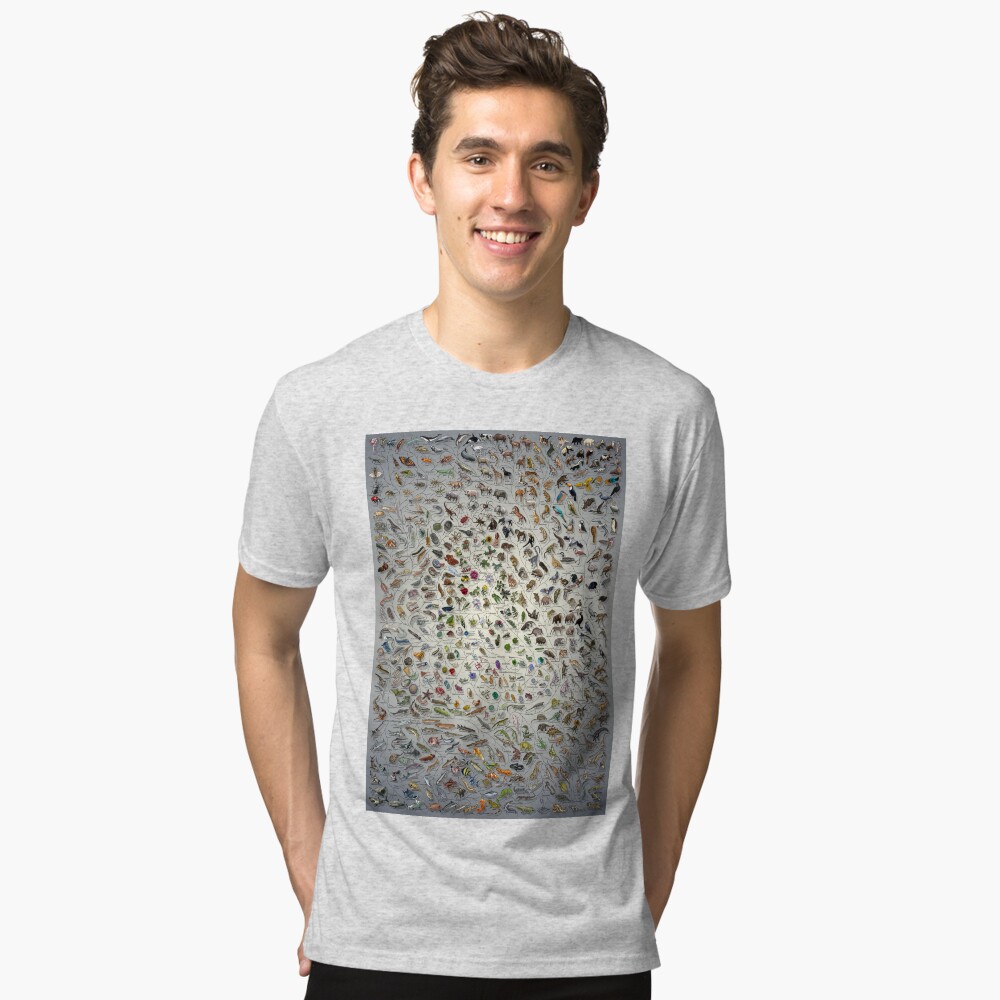 Item preview, Tri-blend T-Shirt designed and sold by EvolutionPoster.