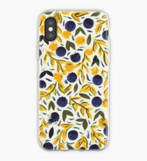 Dots Dots Leaves Leaves iPhone Case