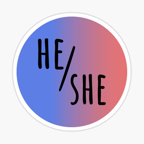 She Her Pronoun Rainbow Stickers for Gay Pride, LGBTQ Rainbow Flag Pronoun  - We Are Pride – We are Pride