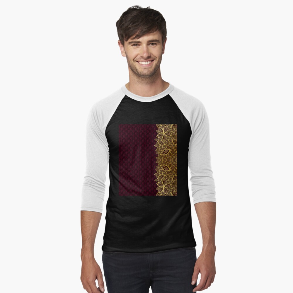 Item preview, Baseball ¾ Sleeve T-Shirt designed and sold by VkCases.