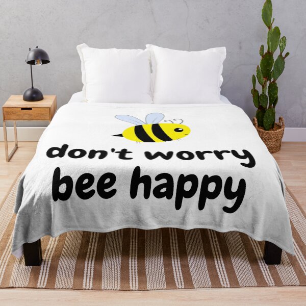 Item preview, Don't Worry Bee Happy Cute Wholesome Hand Drawn designed and sold by Johan Liebert.