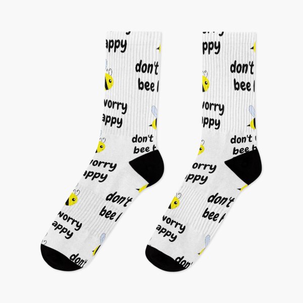 Item preview, Don't Worry Bee Happy Cute Wholesome Hand Drawn designed and sold by Johan Liebert.
