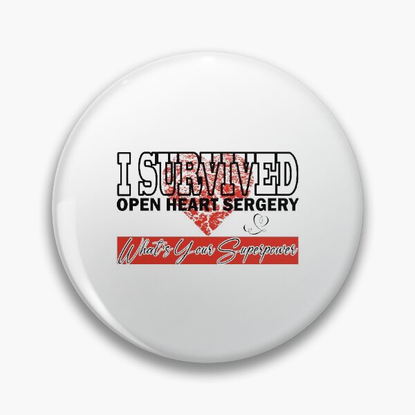 Item preview, I Survived Open Heart Surgery. What's Your Superpower designed and sold by mahjoubstr.
