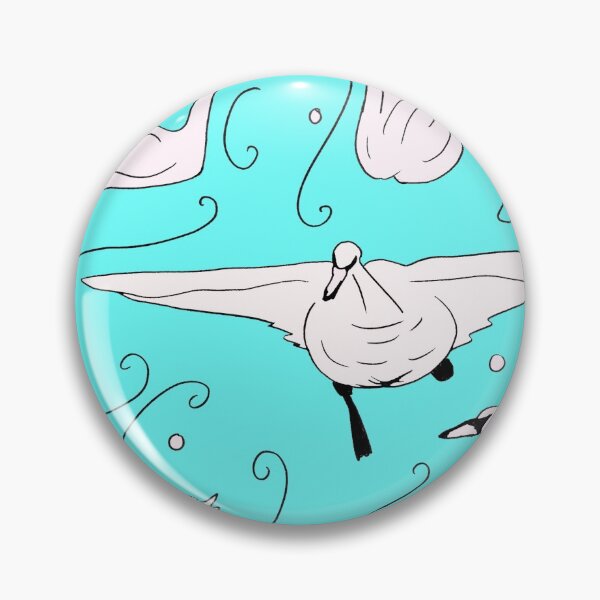 Item preview, Swans - Turquoise Palette designed and sold by Niina  Niskanen.