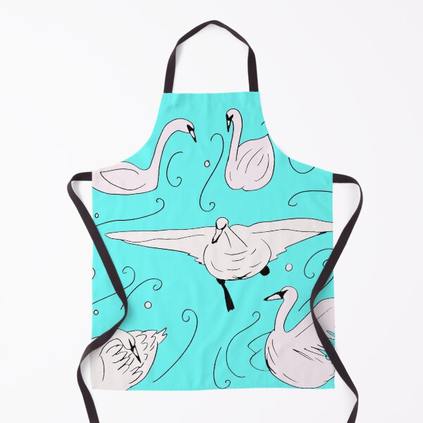 Item preview, Swans - Turquoise Palette designed and sold by Niina Niskanen.