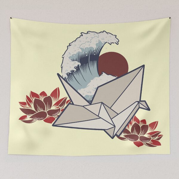 Item preview, Japanese Origami Paper crane-ancient origami style  designed and sold by Rajpramanik.