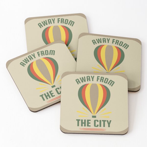 Item preview, away from the city nature camping national park hot air balloon designed and sold by toastygoat.