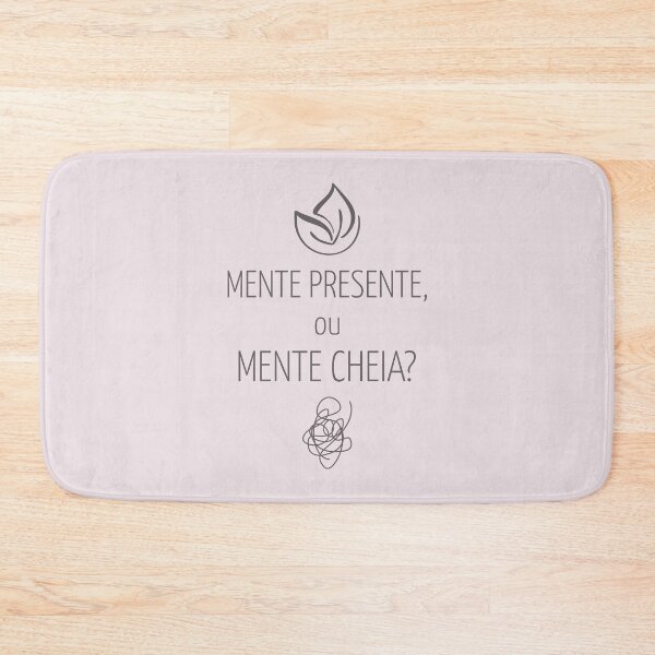 Item preview, MENTE PRESENTE, ou MENTE CHEIA? designed and sold by AladdinMktgs.