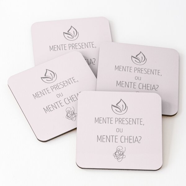 Item preview, MENTE PRESENTE, ou MENTE CHEIA? designed and sold by AladdinMktgs.
