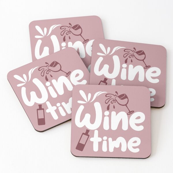 Item preview, It's Wine Time somewhere, for wine lovers, happy hour designed and sold by Schuva.