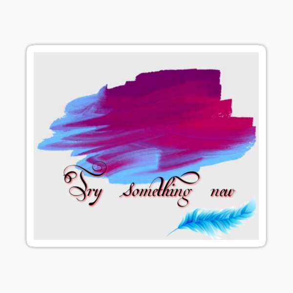 Motivational word Sticker