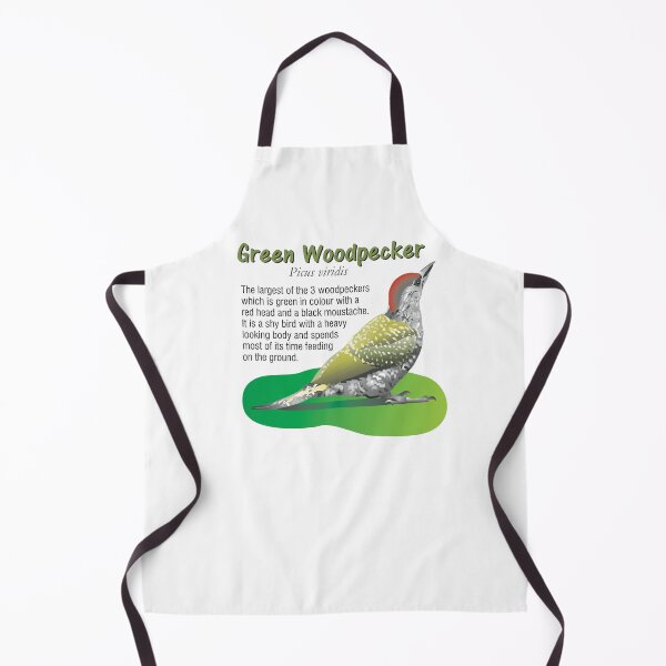 Item preview, Green Woodpecker - Garden Bird Illustration designed and sold by BijouArt.