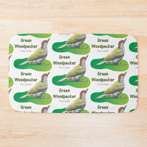Item preview, Green Woodpecker - Garden Bird Illustration designed and sold by BijouArt.