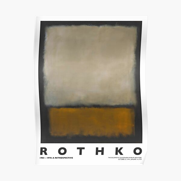 Mark Rothko - Rückblick Poster
