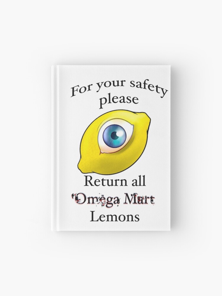 Omega Mart Lemons Hardcover Journal