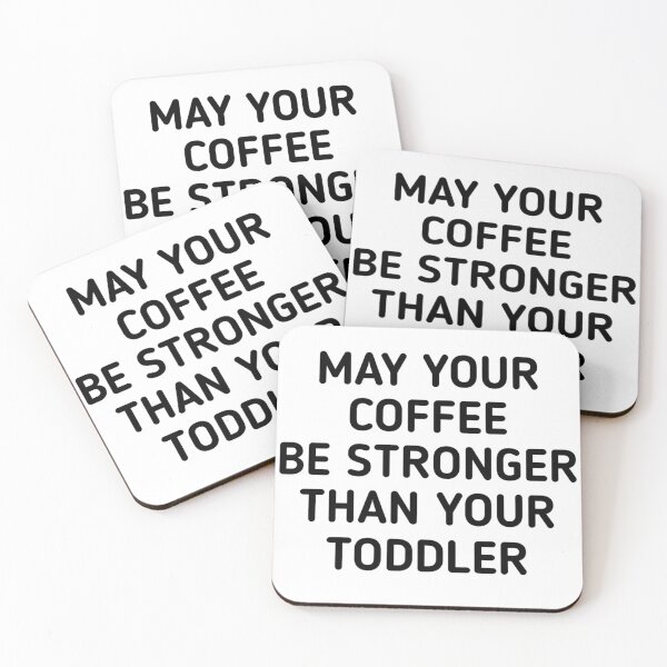 Artikelvorschau, Möge Ihr Kaffee stärker sein als Ihr Kleinkind Funny Mom Tee entworfen und verkauft von adityanik.