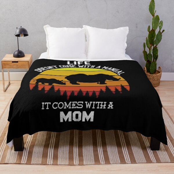 Item preview, Inspirational Mothers Quotes Life Doesn't Come With A Manual Funny Mothers Day Saying designed and sold by Raminovitch.