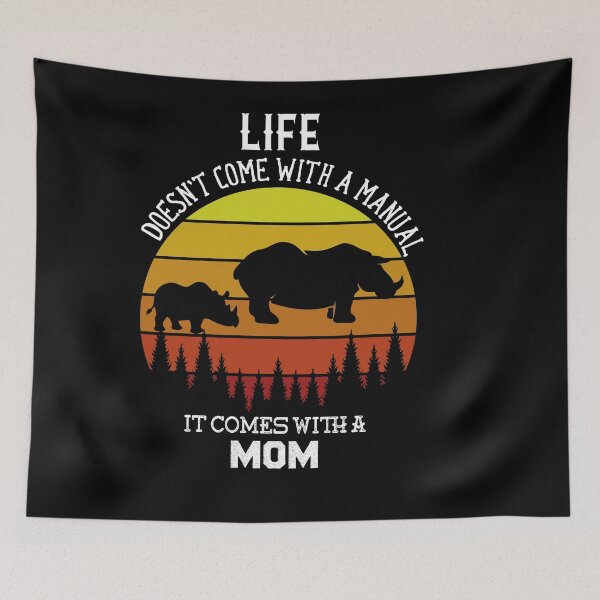 Item preview, Inspirational Mothers Quotes Life Doesn't Come With A Manual Funny Mothers Day Saying  designed and sold by Raminovitch.