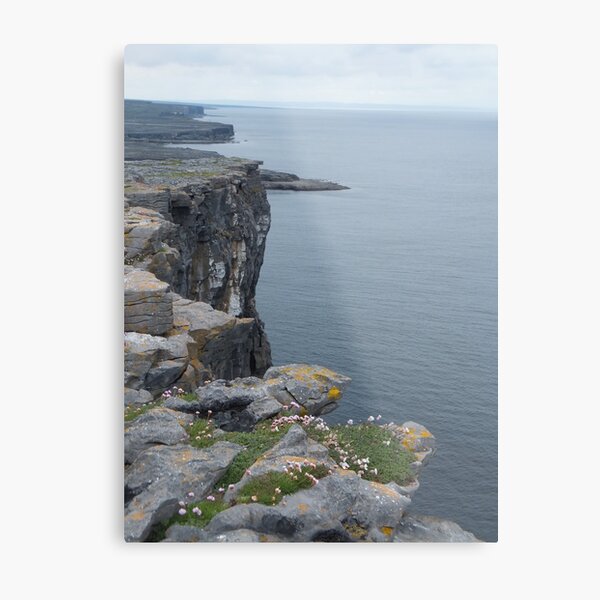 Cliffs of Dun Aengus Metal Print