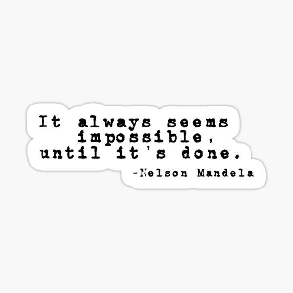 Item preview, Nelson Mandela Quote designed and sold by DesignsByIndigo.