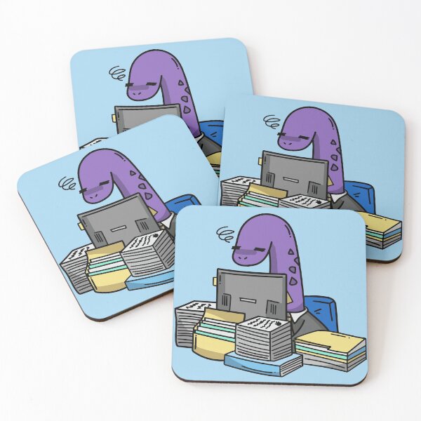 Item preview, Funny Office Worker Dinosaur Brontosaurus designed and sold by SLAG-Creative.
