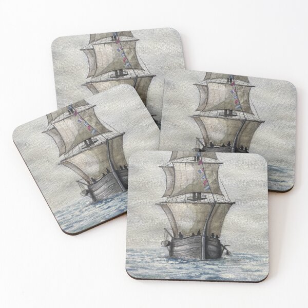 Item preview, HMS Terror Watercolor  designed and sold by FireEveryTime.