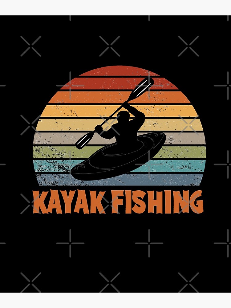 Vintage Kayak Fishing Retro Kayak Fishing Tank Top