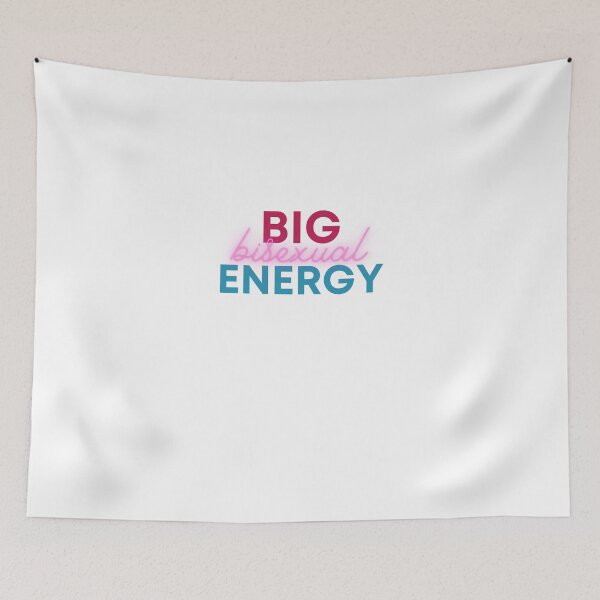 Item preview, BIG BISEXUAL ENERGY designed and sold by petalsalike.