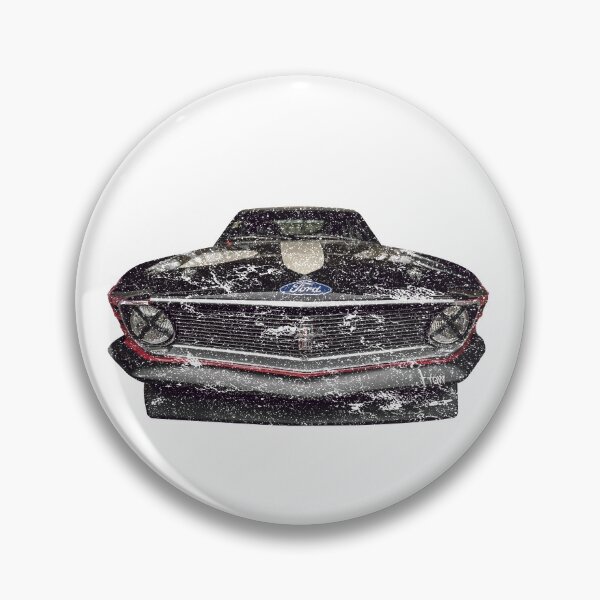 Item preview, Vintage Mustang front designed and sold by CarpenterPhoto.