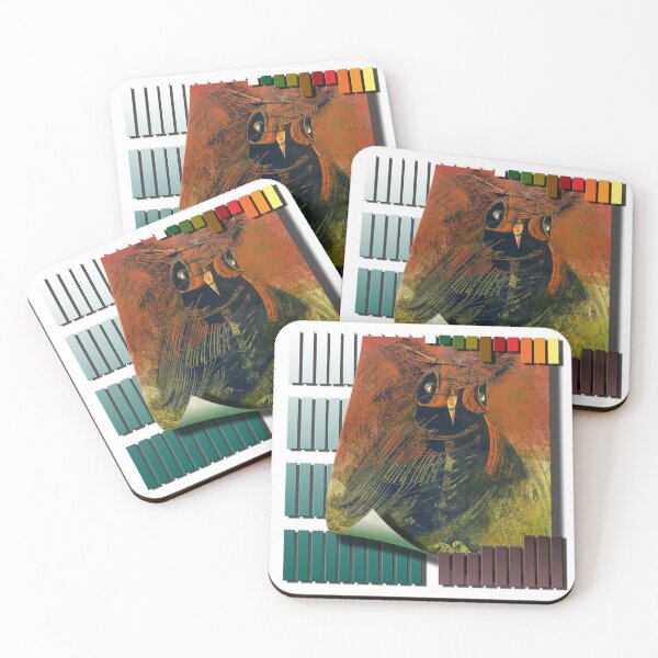 Item preview, Owl, bird, (804th owl 27.) monogravure, graphics, art, decorative, designed and sold by Paszkan.