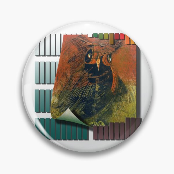 Item preview, Owl, bird, (804th owl 27.) monogravure, graphics, art, decorative, designed and sold by Paszkan.