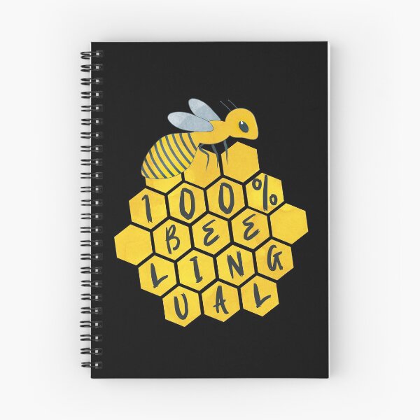 Item preview, Bee 100% Beelingual Watercolor Honeycomb designed and sold by OmmeDesigns.