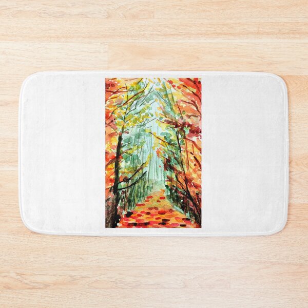 Item preview, Fall in the forest watercolor pattern designed and sold by Ala Lopatniov.