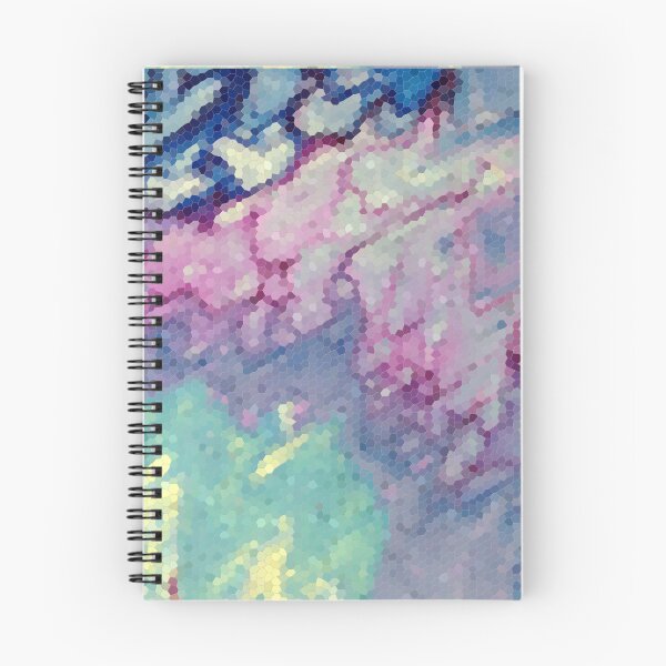 Item preview, Mosaic Pattern from Acrylic Pouring Technique Painting - Colorful Abstract Pixelated designed and sold by FluffySoap.