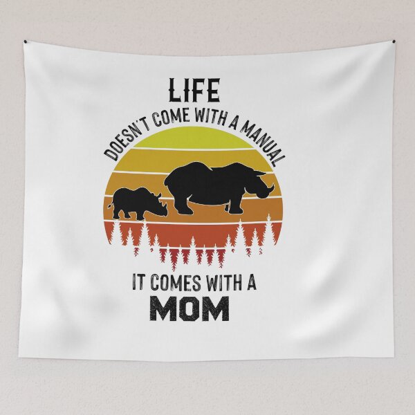 Item preview, Life Doesn't Come With A Manual Funny Mothers Day Saying  designed and sold by Raminovitch.