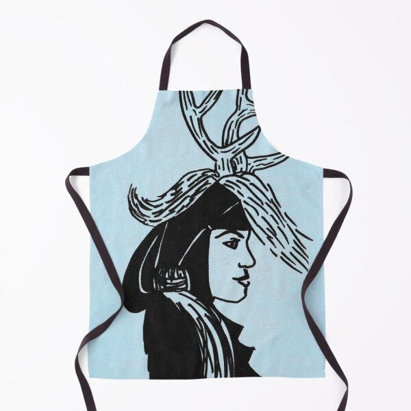 Item preview, Deer Woman - Sky Blue Palette designed and sold by Niina Niskanen.