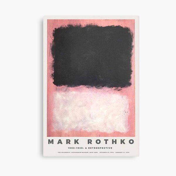 Mark Rothko para el Museo Guggenheim Lienzo