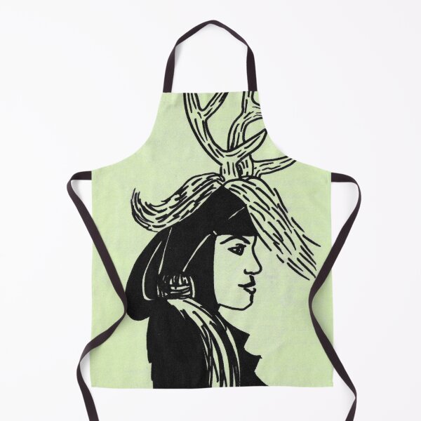 Item preview, Deer Woman - Light Green Palette designed and sold by Niina Niskanen.