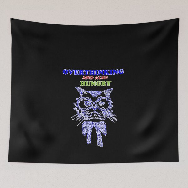 Item preview, Overthinking and also hungry designed and sold by hicham4you.