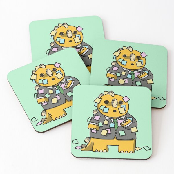 Item preview, Funny Office Worker Dinosaur Sticky Notes designed and sold by SLAG-Creative.