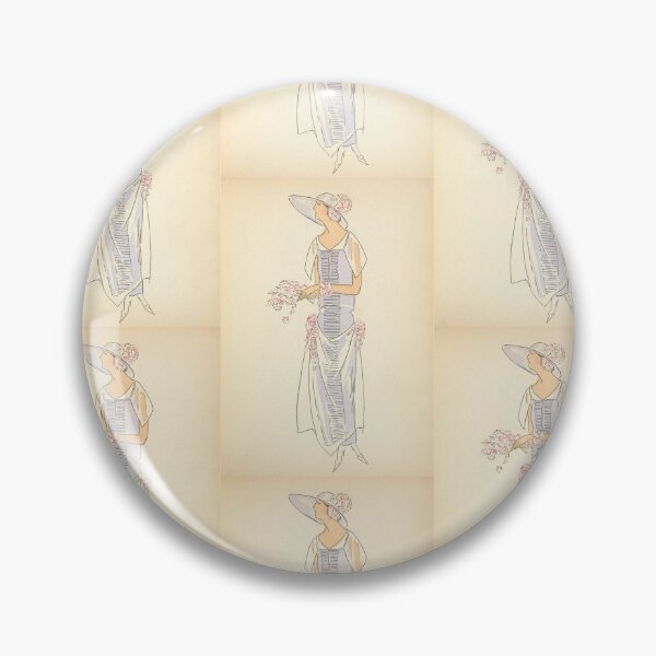 Item preview, Art Deco La Vie En Rose A Rosy Life High Fashion Flapper designed and sold by 108dragons.