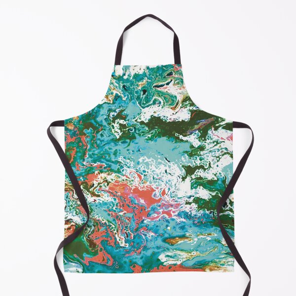 Item preview, Springtime Dreams of the Sea - Colorful Paint Pour/ Fluid Art - Unique and Vibrant Abstract Acrylic Paintings for Art Prints, Canvas Prints, Wall Art, Mugs, Leggings, Phone Cases, Tapestries and More designed and sold by cherdoodles.