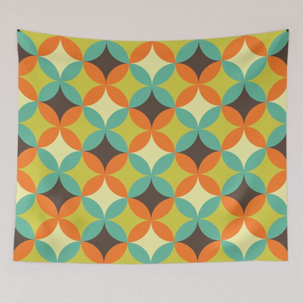 Item preview, Geometric Groovy retro pattern from the 70s designed and sold by Schuva.