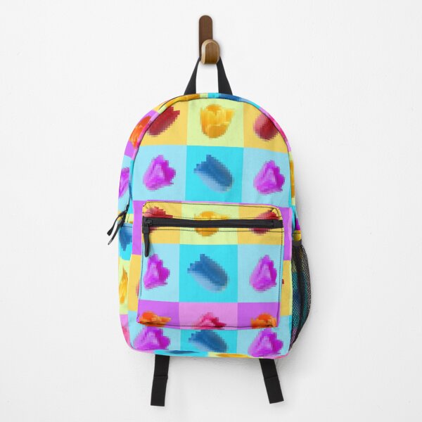 Item preview, Multicolored tulips in pixels designed and sold by Soumita.