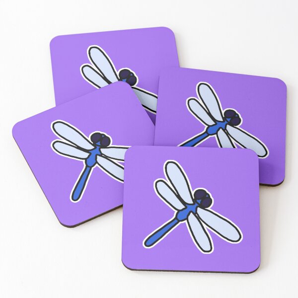 Item preview, Blue Dragonfly [On Purple] designed and sold by RouterCatMedia.