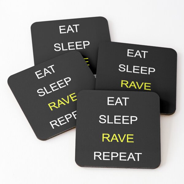 Item preview, Rave Funny Gift - Eat Sleep Rave Repeat designed and sold by BELASKRI STORE.