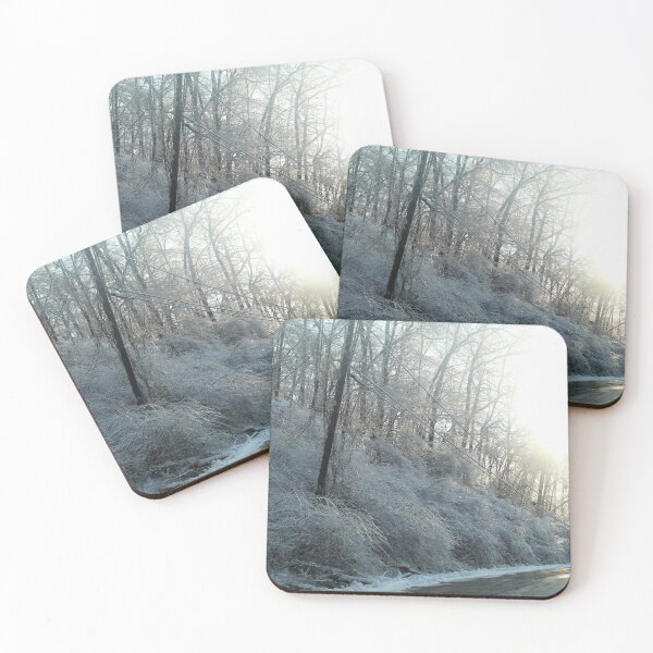 Item preview, Snowy and Icy Road on a Winter Day designed and sold by Rachel Bishop.